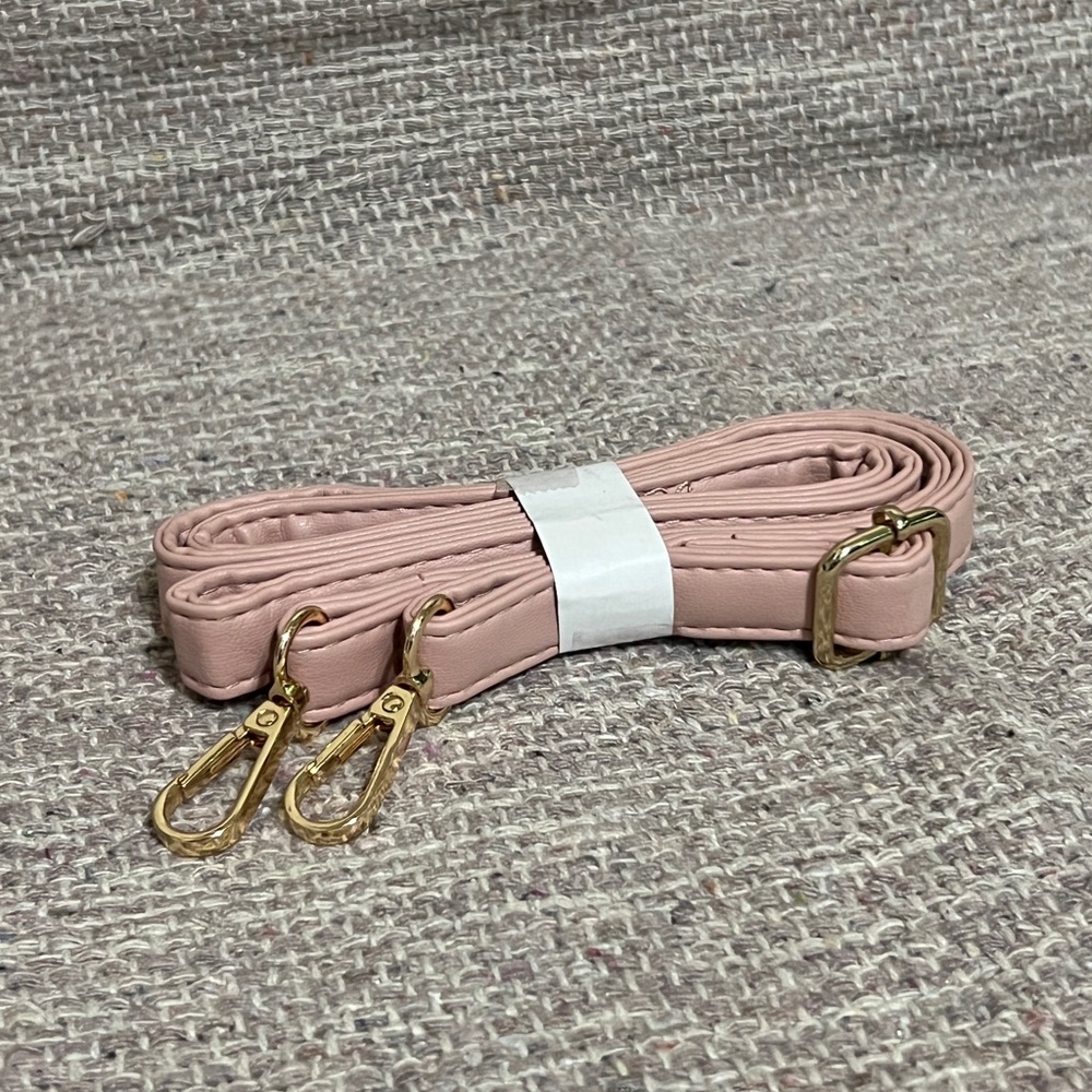 Pale Pink Faux Leather Replacement Handbag Strap New